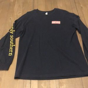 Simply southern long sleeve shirt size L elephant